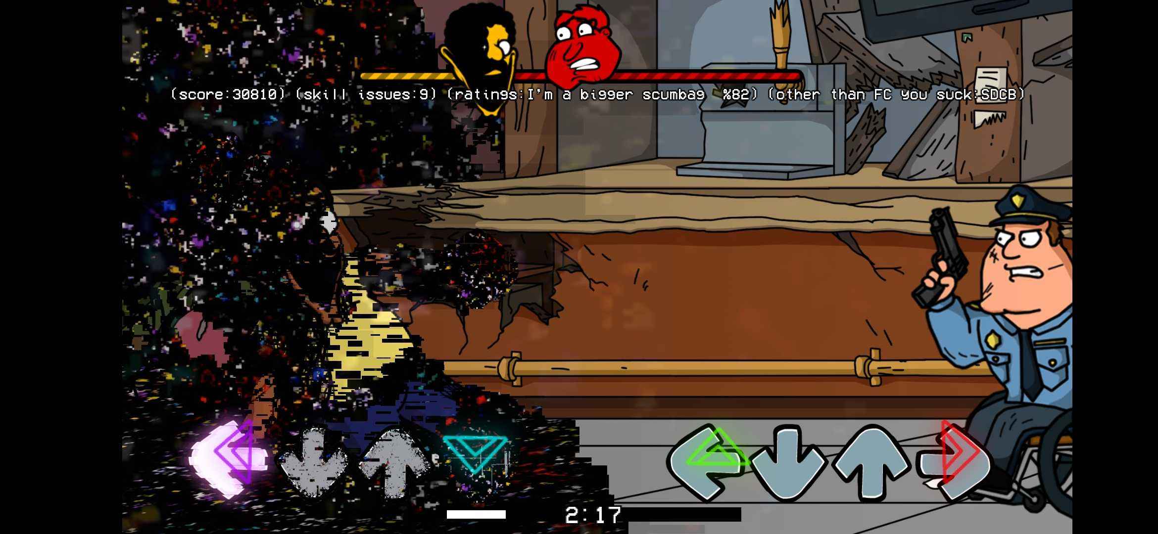 FNF错误化恶搞之家